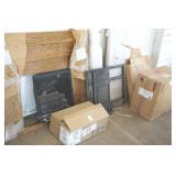 2 Gas Fire Places w/ Oak Mantle "Unused"