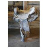 Western Saddle Stool