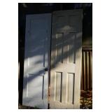 2 Wood Doors - 78 5/8 x 24 x 1 1/4 and