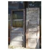 2 Wood Doors 71 5/8 x 24 x 1 and
