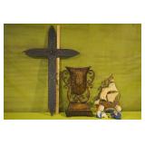 Wood Cross & Decor