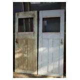 2 Wood Doors 76 5/8 x 29 7/8 x 1 1/8 and