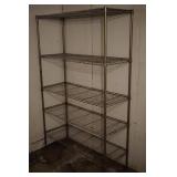 Wire Shelving Unit 74" x 48" x 18"