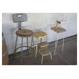 2 Stools & Plant Stand