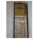 Vintage Thermometer / Mirror TAXI 2-6464 - The
