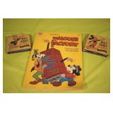 Walt Disney Activity Book & 2 Carton Films