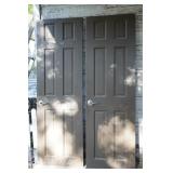 2 Wood Doors 74 x 24 x 1/38 each