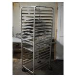Commercial Baking Sheet Rolling Rack -Holds 20