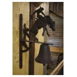Cast Iron Bell w/ Horse