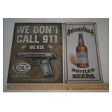 Colt & Anheuser - Busch Tins