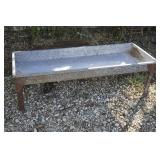 Galvanize Feed Trough 22" x 27" x 72"