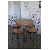 Ice Cream Parlor Table & Chairs