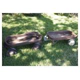 2 Vintage Wagons