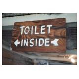 Hand Painted Toilet  12" x 20"