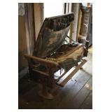 Very Old Railroad Fold Down Bench/Daybed