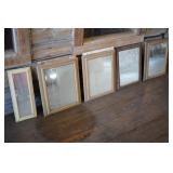 5 Framed Mirrors