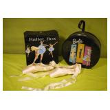 1961 Barbie Case, 1966 Mattel Ballet Box
