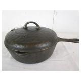 Hammered Chicken Fryer #8 w/ Self Basting Lid