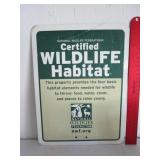 National Wildlife Federation Metal Sign