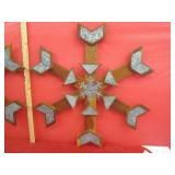 28" Snow Flake - Wood & Metal "Ready to Hang"