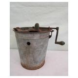 Vintage Hand Crank Ice Cream Maker 10" x 8"