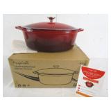 Mega Chef 7 qt Cast Iron Casserole "Unused"