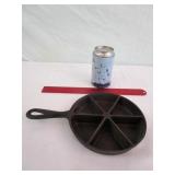 Birmingham Stove & Range Cast Iron 6" Corn Bread