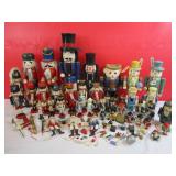 Large Lot of Nut Crackers & Parts