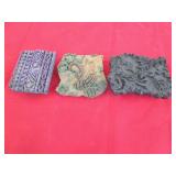 3 Wood Printing Blocks / Molds