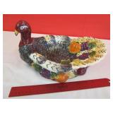 Turkey Shaped Tureen / Serving Bowl