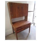 Hoosier Cabinet Bottom w/ Removable Custom Top