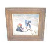 Oil on Canvas "Signed T. Cole"  31" x 35"