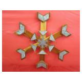 28" Snow Flake - Wood & Metal "Ready to Hang"