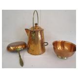 3 Pcs Copperware