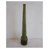 Solid Brass Fire Nozzle 14"