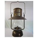 Brass & Glass Lantern 21" x 14"  9 lbs