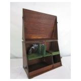 "Bullseye Box" Wood Pistol Box w/ Storage