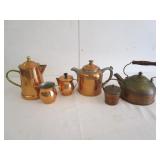 6 Pc Copperware