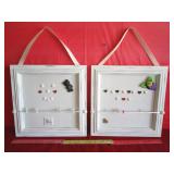 2 Magnetic Memo Boards  18" x 18"