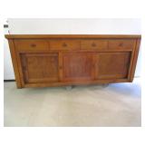 Country Store Counter - 4 Drawer & 3 Sliding Doors