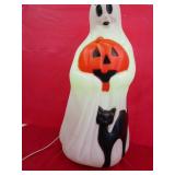 34" Blow Mold Lighted Ghost  "Tests Good"