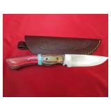 Custom Damascus Steel Fix Blade 4'