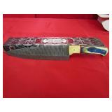 Custom Damascus Steel Chef Knife 8.5' Blade