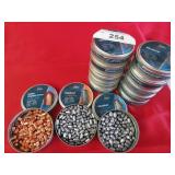 185 Rabbit 5.5mm .22 cal, 250 Pile driver 4.5mm