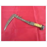 Combat Foding Sickle, Lahar Folding Knife -