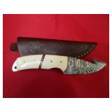 Custom Damascus Steel Chef Knife Skinner 3.5'