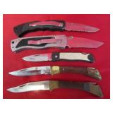 5 Lock Blade Knives