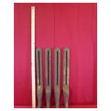 Cast Iron Legs 21.5' 12' Adj Slot Wood Stove