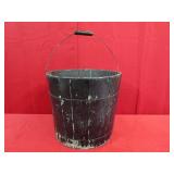 Wood Stave Bucket 12'h x 13'd - Sap Bucket -