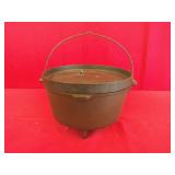 3 Legged Dutch Oven w/ Flanged Lid - 'Missing Lid